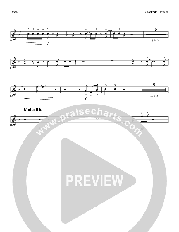 Celebrate Rejoice with O Come O Come Emmanuel (Choral Anthem SATB) Oboe (Lillenas Choral / Arr. Mike Speck / Arr. Tim Parton / Orch. Cliff Duren)