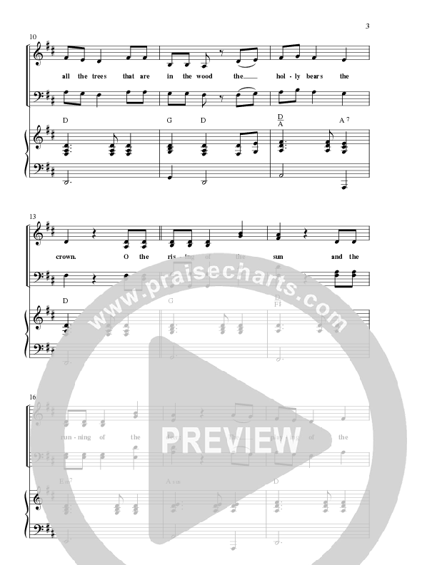 The Holly And The Ivy (Choral Anthem SATB) Anthem (SATB/Piano) (Lillenas Choral / Arr. Wayne Haun)