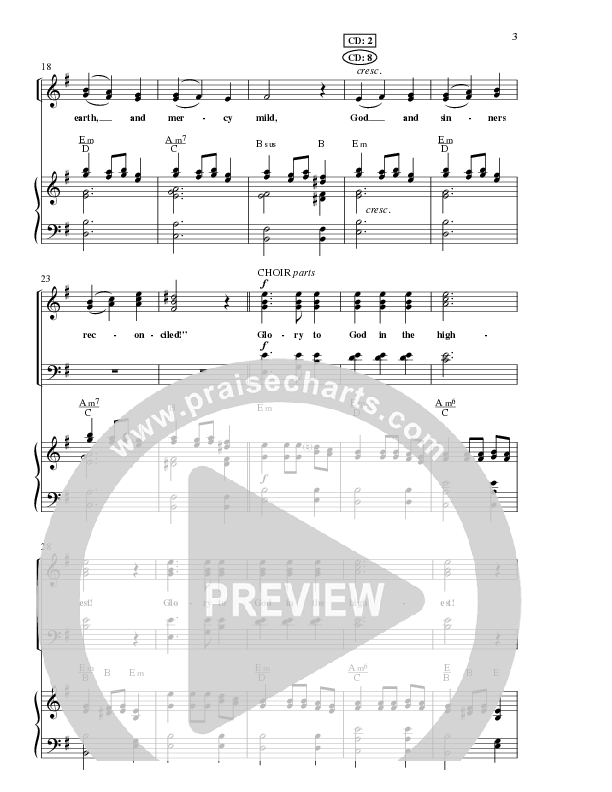 Sing We Gloria (Choral Anthem SATB) Anthem (SATB/Piano) (Lillenas Choral / Arr. David Clydesdale)