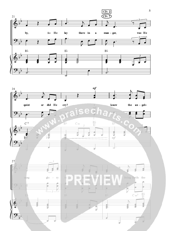 Was He Quiet Or Did He Cry with Away In A Manger (Choral Anthem SATB) Anthem (SATB/Piano) (Lillenas Choral / Arr. Steve Mauldin)