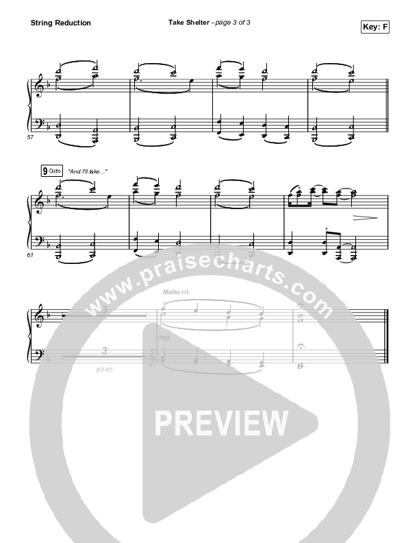 Take Shelter (Worship Choir SAB) String Reduction (Keith & Kristyn Getty / Skye Peterson / Arr. Mason Brown)