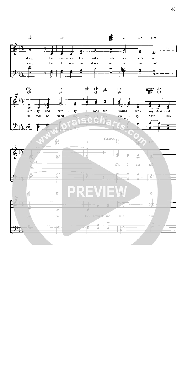 Safe Thus Far Lead Sheet (The Hoskins Family)