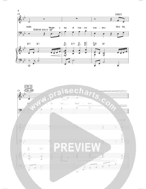Christmas Tells Me So (Choral Anthem SATB) Anthem (SATB/Piano) (Lillenas Choral / Arr. Marty Parks)