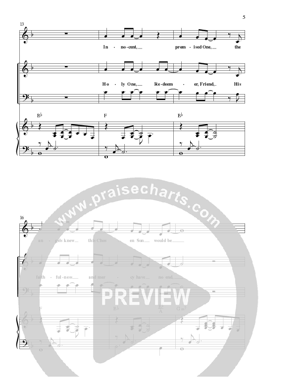 He Came (Choral Anthem SATB) Anthem (SATB/Piano) (Lillenas Choral / Arr. Brian Duncan)