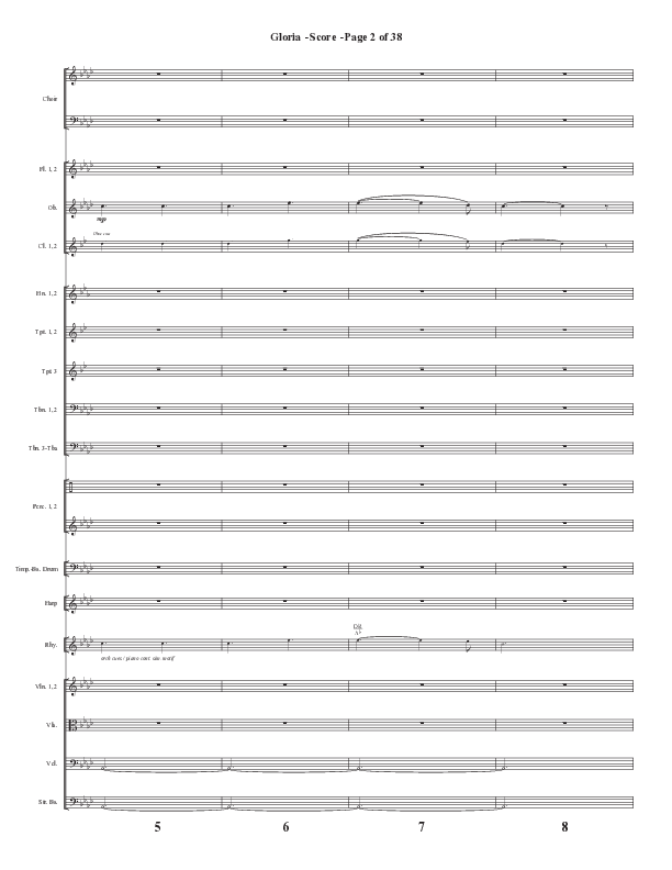 Gloria (Our Savior Found Us) (Choral Anthem SATB) Conductor's Score (Word Music Choral / Arr. Cliff Duren)