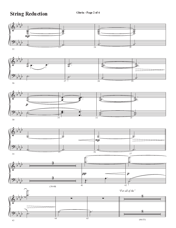 Gloria (Our Savior Found Us) (Choral Anthem SATB) Synth Strings (Word Music Choral / Arr. Cliff Duren)