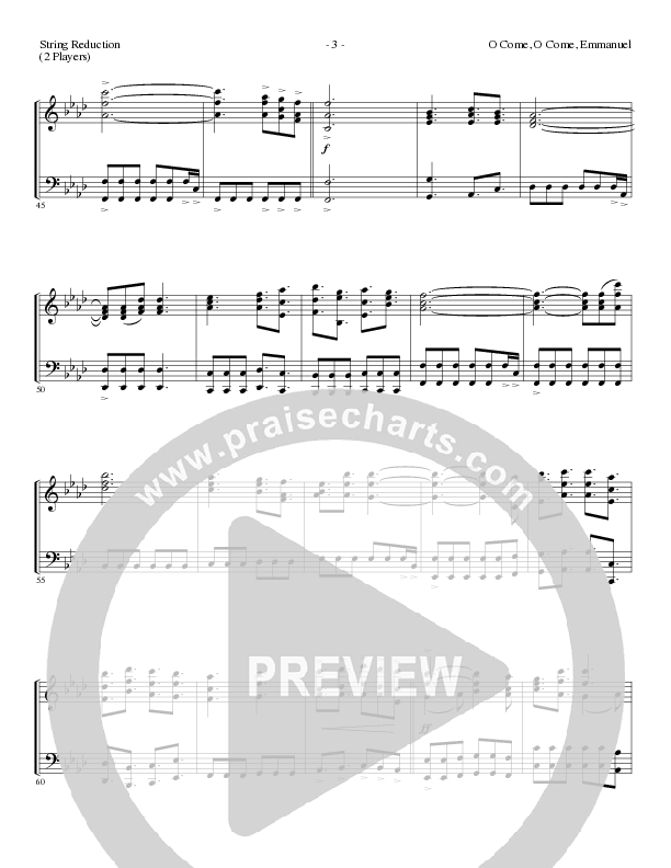 O Come O Come Emmanuel (Choral Anthem SATB) String Reduction (Lillenas Choral / Arr. Gary Rhodes / Orch. Tim Cates)