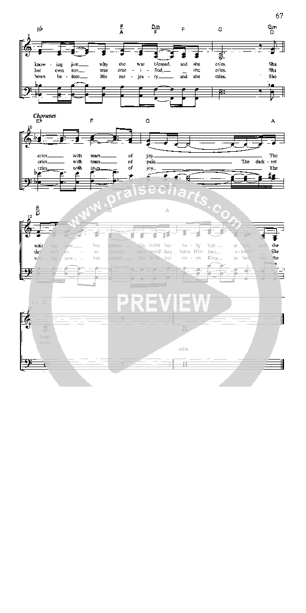 She Cries Lead Sheet (The Hoppers)