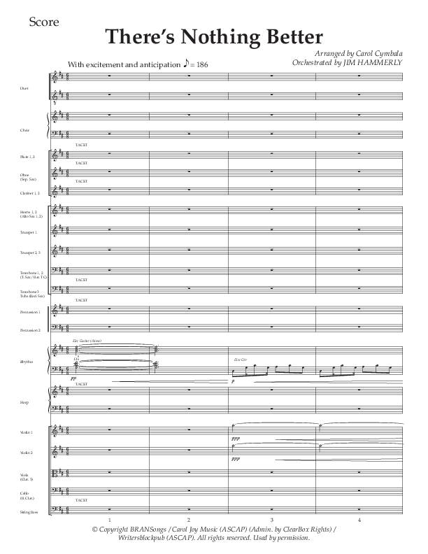 There’s Nothing Better (Choral Anthem SATB) Conductor's Score (The Brooklyn Tabernacle Choir / TaRanda Greene / Arr. Carol Cymbala / Orch. Jim Hammerly)