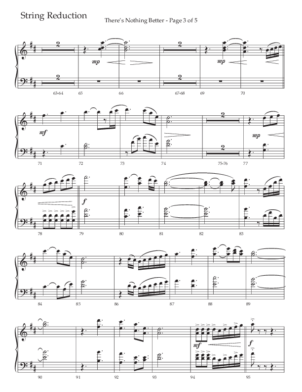 There’s Nothing Better (Choral Anthem SATB) String Reduction (The Brooklyn Tabernacle Choir / TaRanda Greene / Arr. Carol Cymbala / Orch. Jim Hammerly)