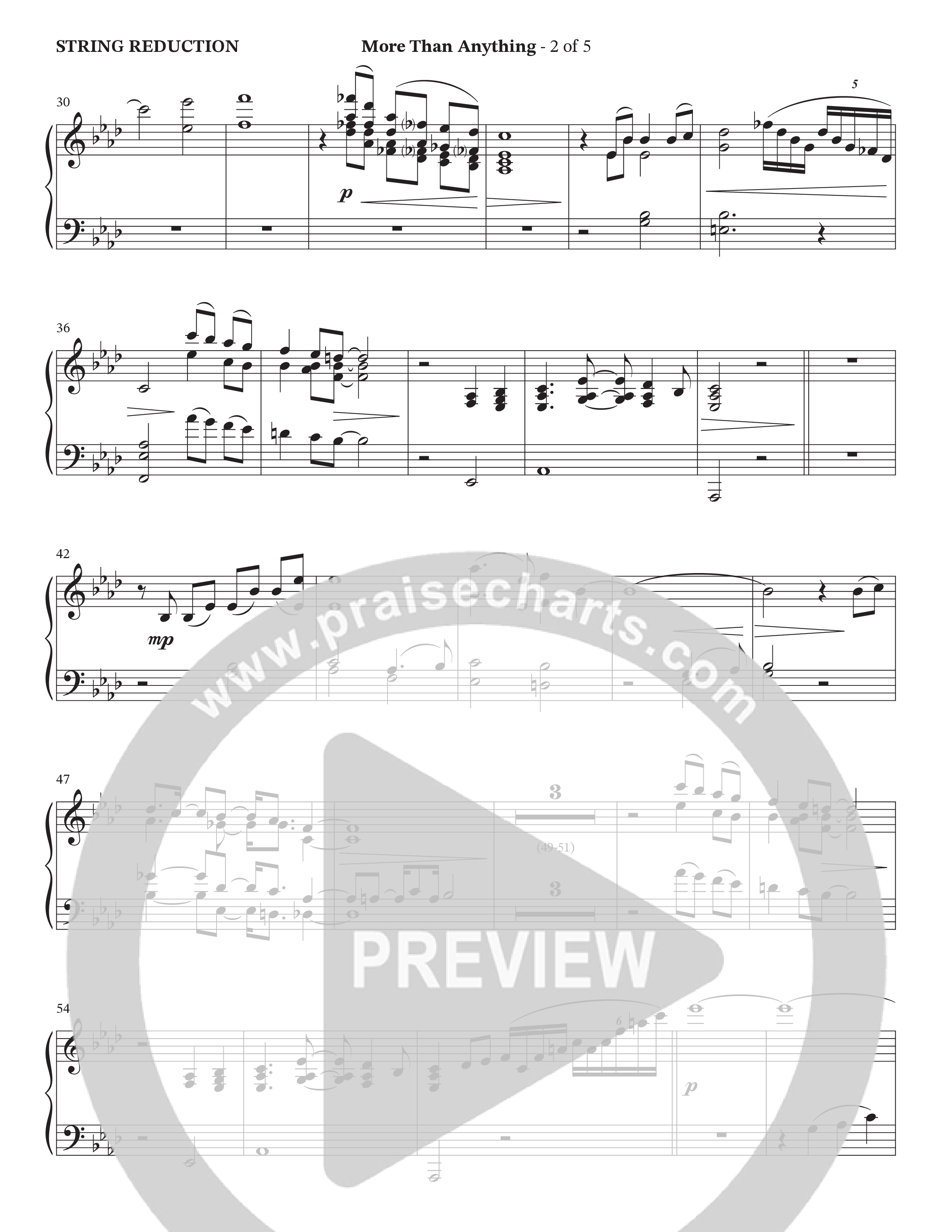 More Than Anything (Choral Anthem SATB) String Reduction (The Brooklyn Tabernacle Choir / Arr. Carol Cymbala / Orch. J. Daniel Smith)
