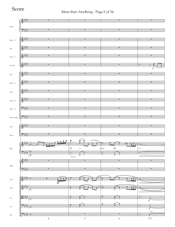 More Than Anything (Choral Anthem SATB) Conductor's Score (The Brooklyn Tabernacle Choir / Arr. Carol Cymbala / Orch. J. Daniel Smith)