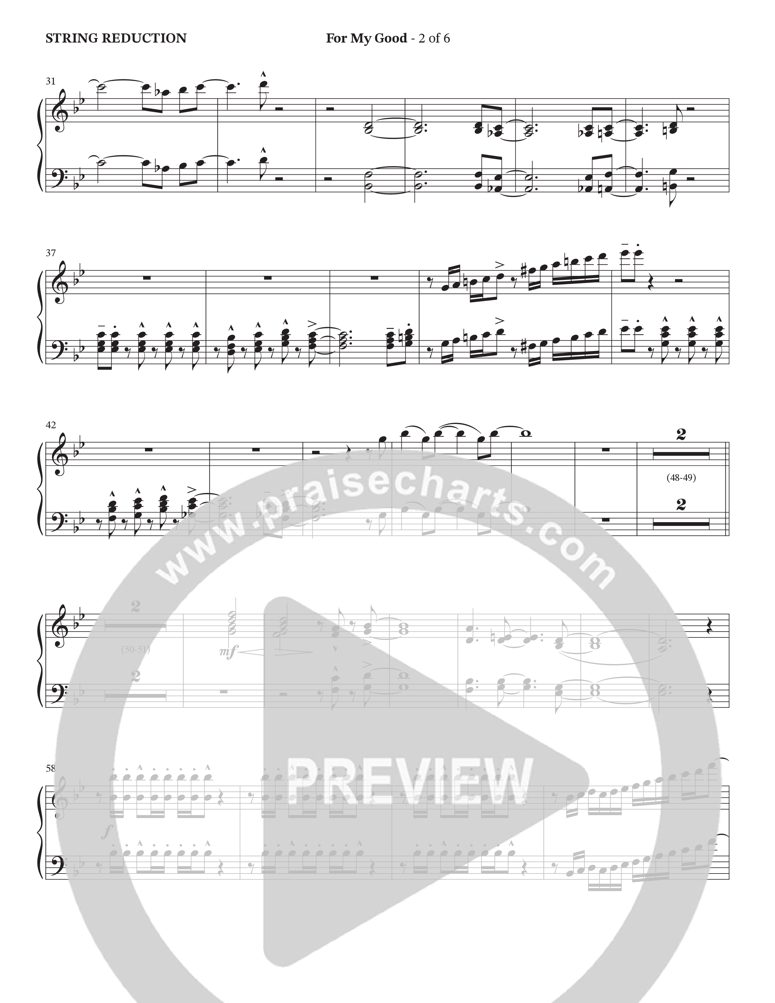 For My Good (Choral Anthem SATB) String Reduction (The Brooklyn Tabernacle Choir / Alvin Slaughter / Arr. Carol Cymbala / Orch. J. Daniel Smith)