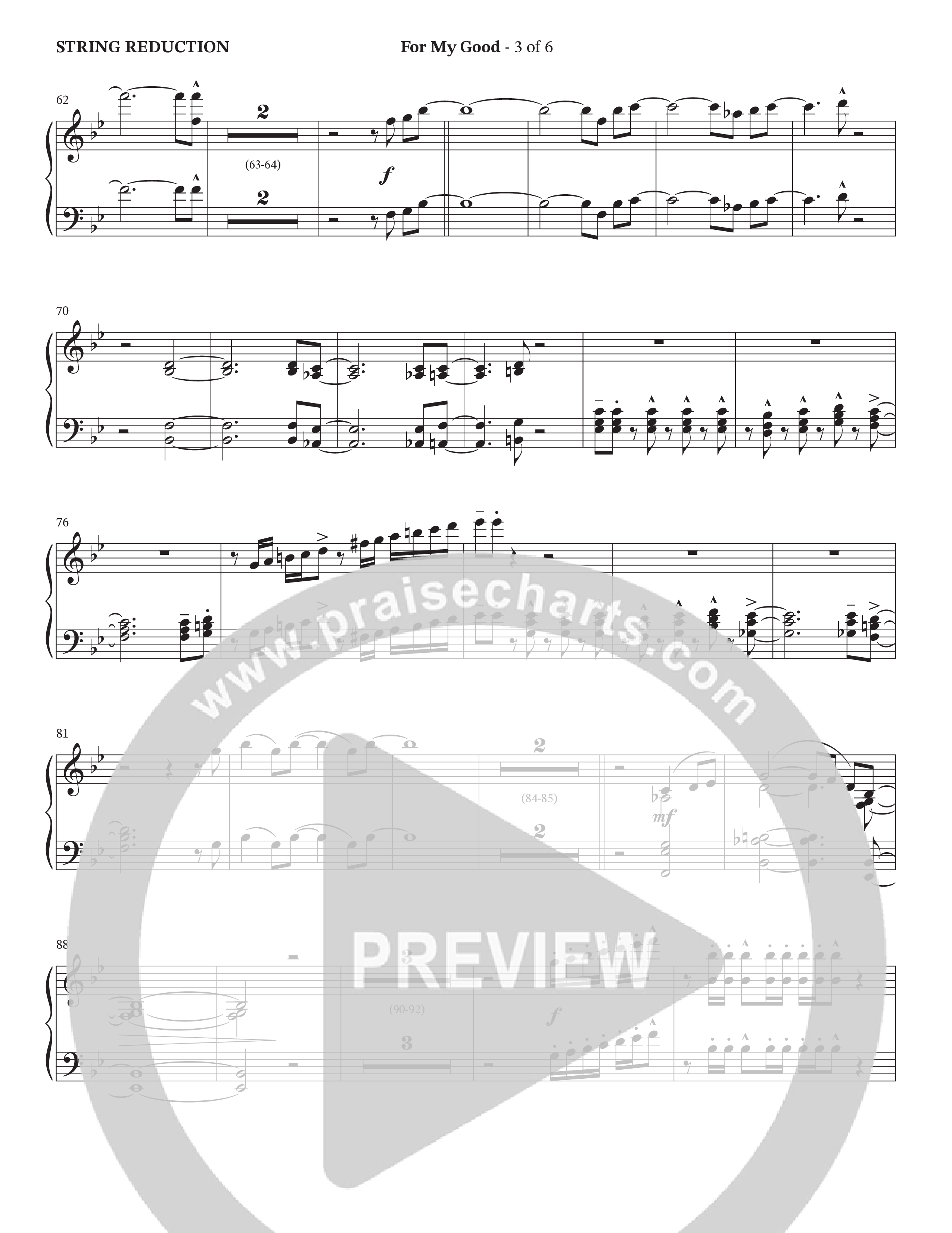 For My Good (Choral Anthem SATB) String Reduction (The Brooklyn Tabernacle Choir / Alvin Slaughter / Arr. Carol Cymbala / Orch. J. Daniel Smith)