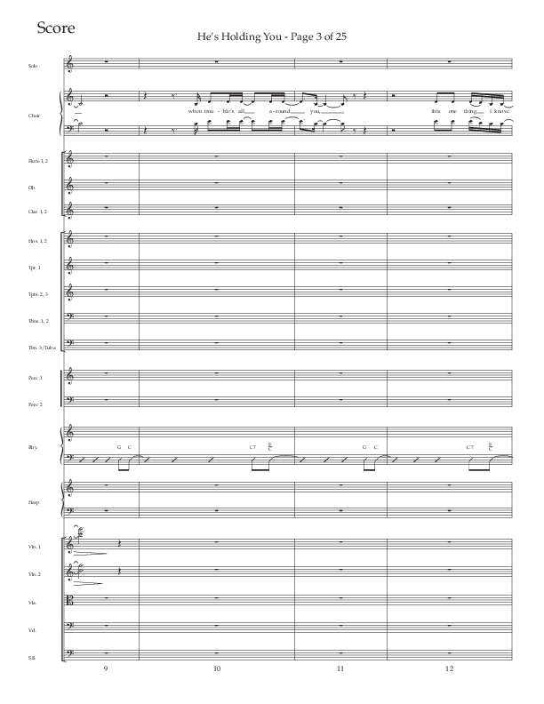 He’s Holding You (Choral Anthem SATB) Conductor's Score (The Brooklyn Tabernacle Choir / TaRanda Greene / Arr. Carol Cymbala / Orch. J. Daniel Smith)