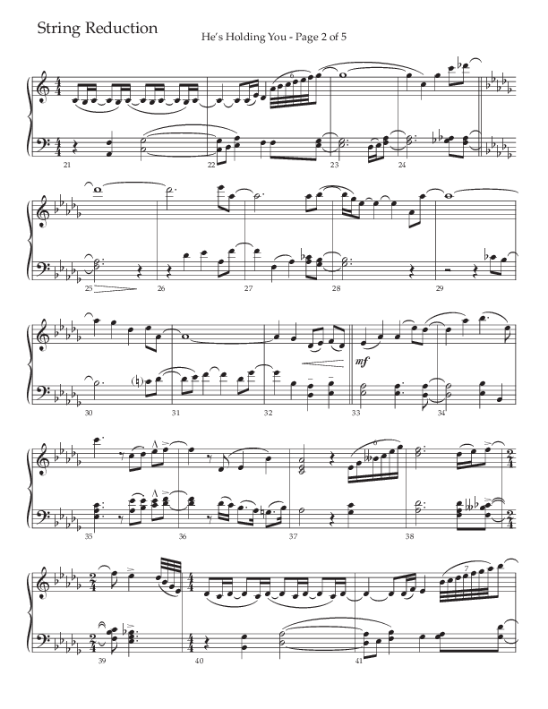 He’s Holding You (Choral Anthem SATB) String Reduction (The Brooklyn Tabernacle Choir / TaRanda Greene / Arr. Carol Cymbala / Orch. J. Daniel Smith)