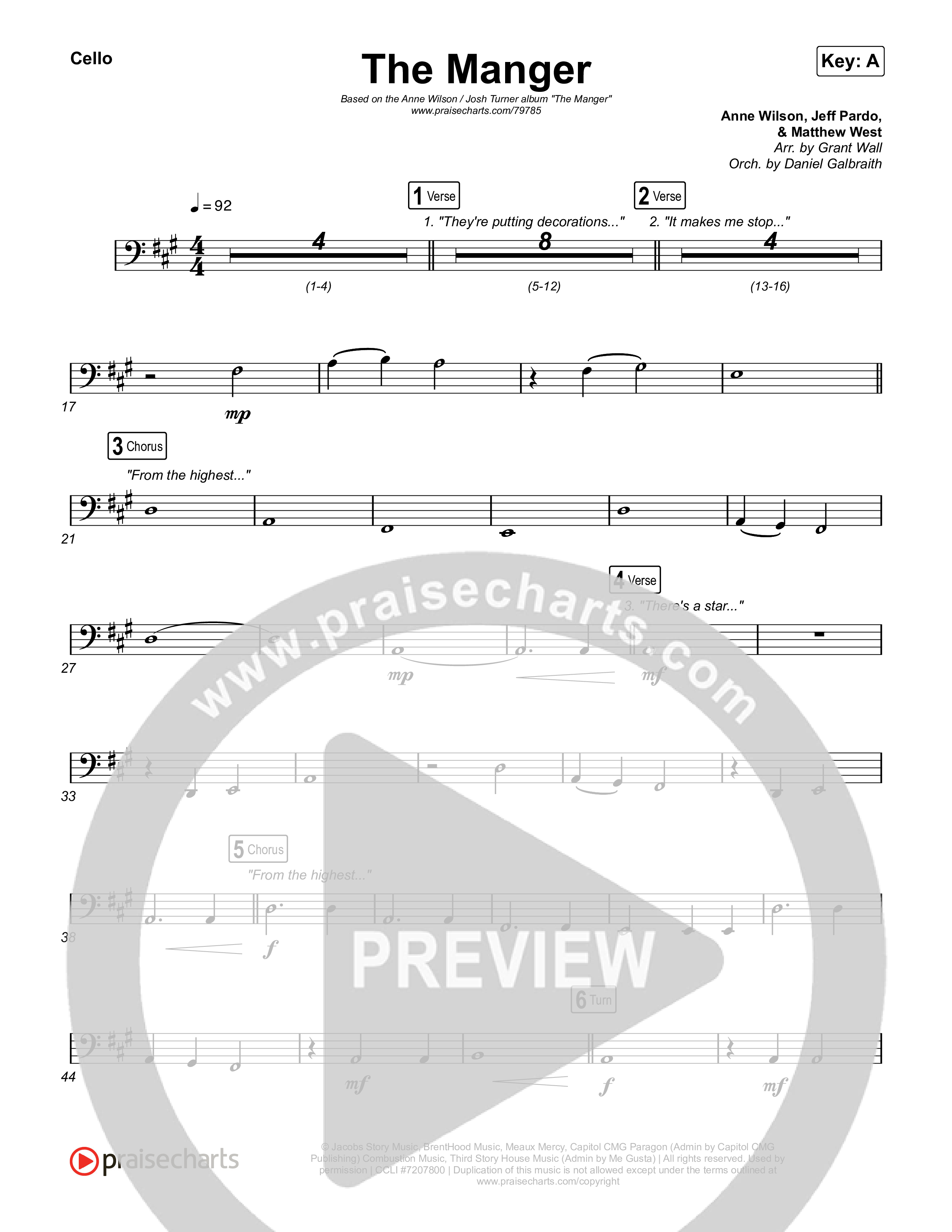 The Manger Cello (Anne Wilson)