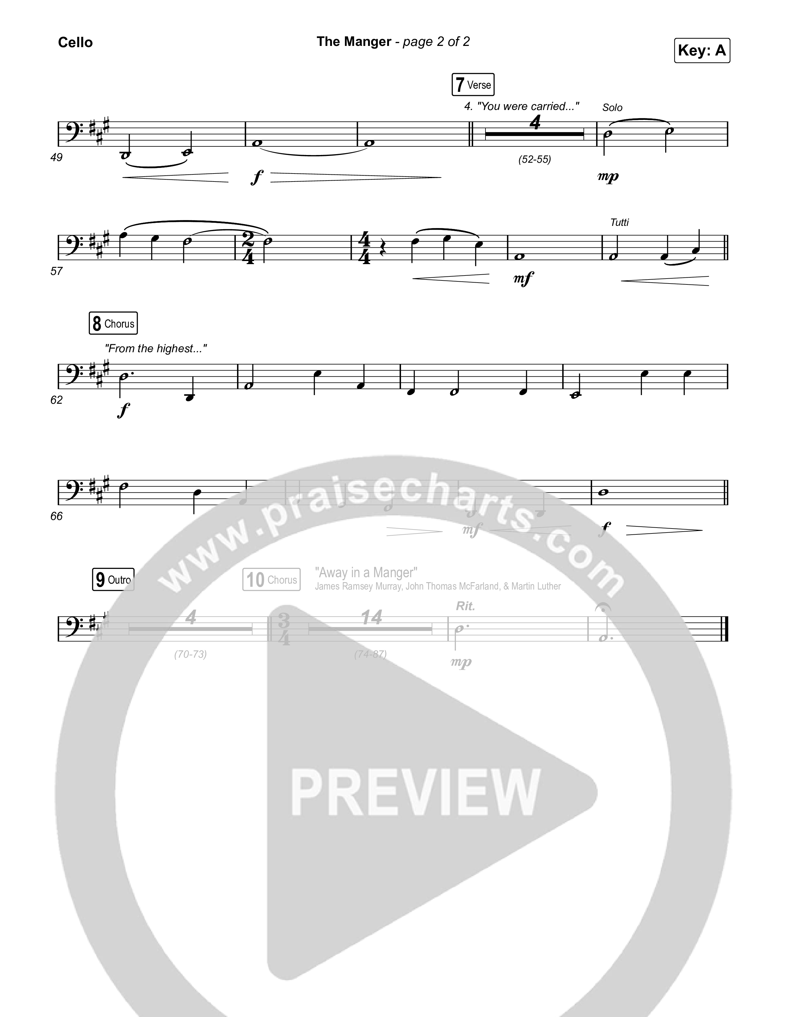 The Manger Cello (Anne Wilson)