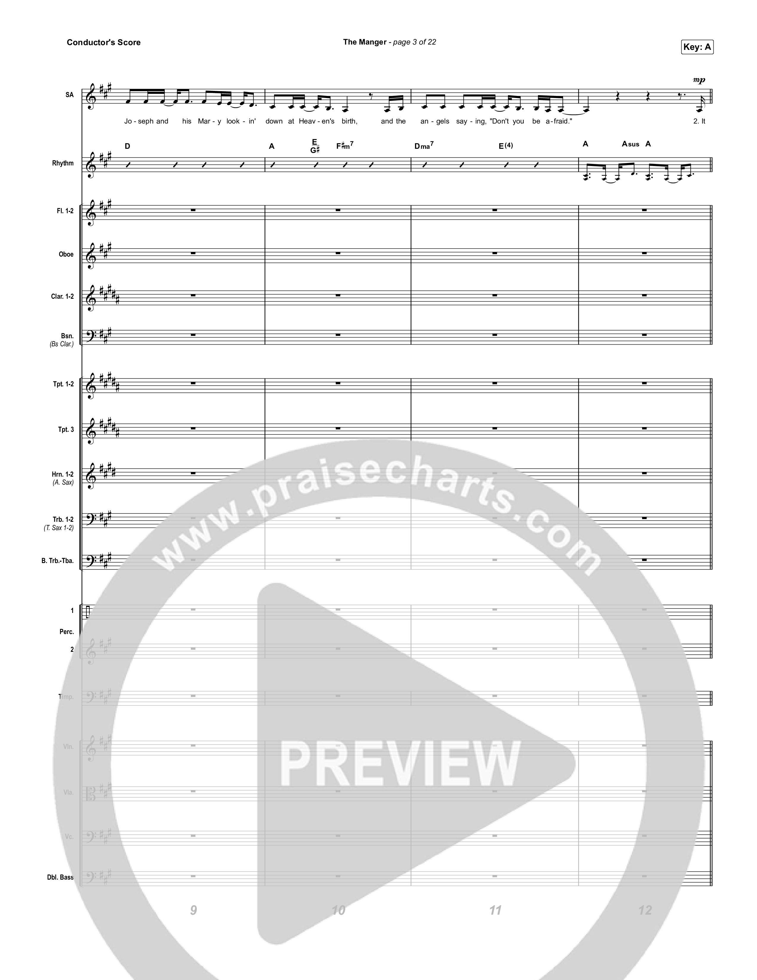 The Manger Conductor's Score (Anne Wilson)