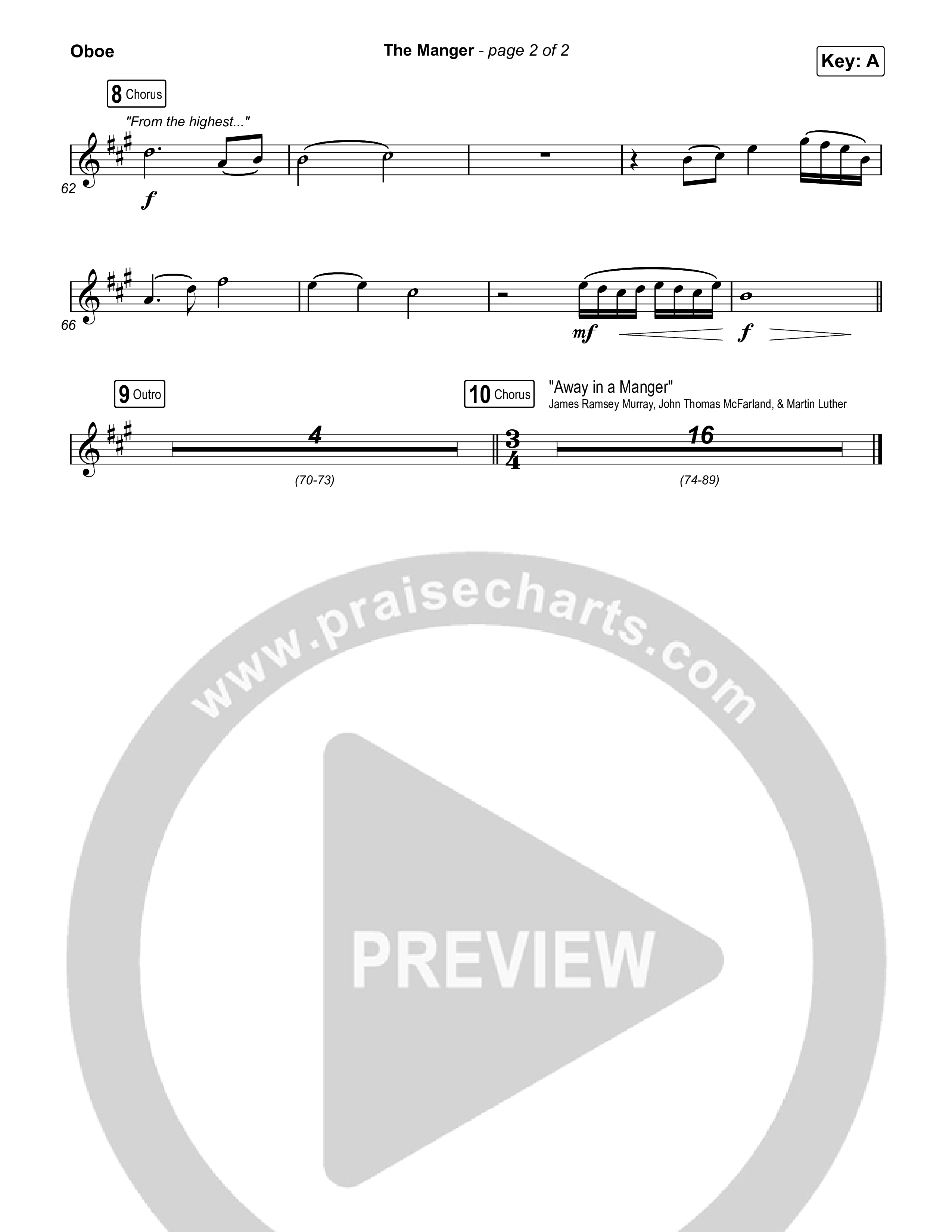 The Manger Oboe (Anne Wilson)