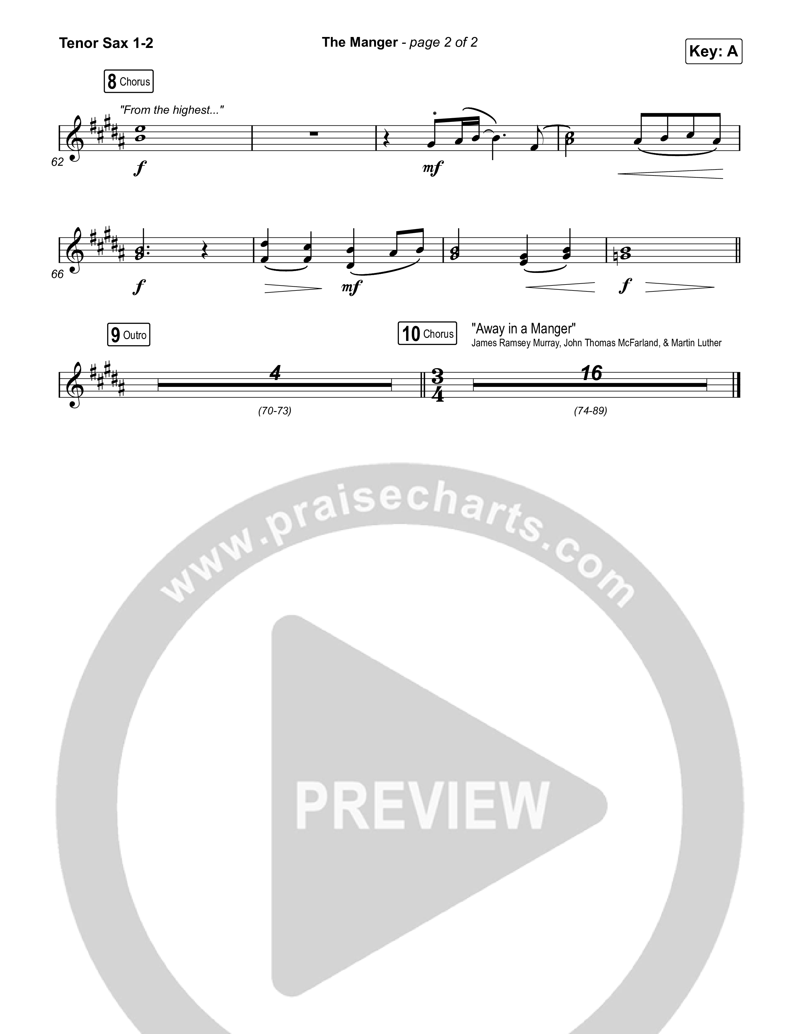 The Manger Tenor Sax 1,2 (Anne Wilson)