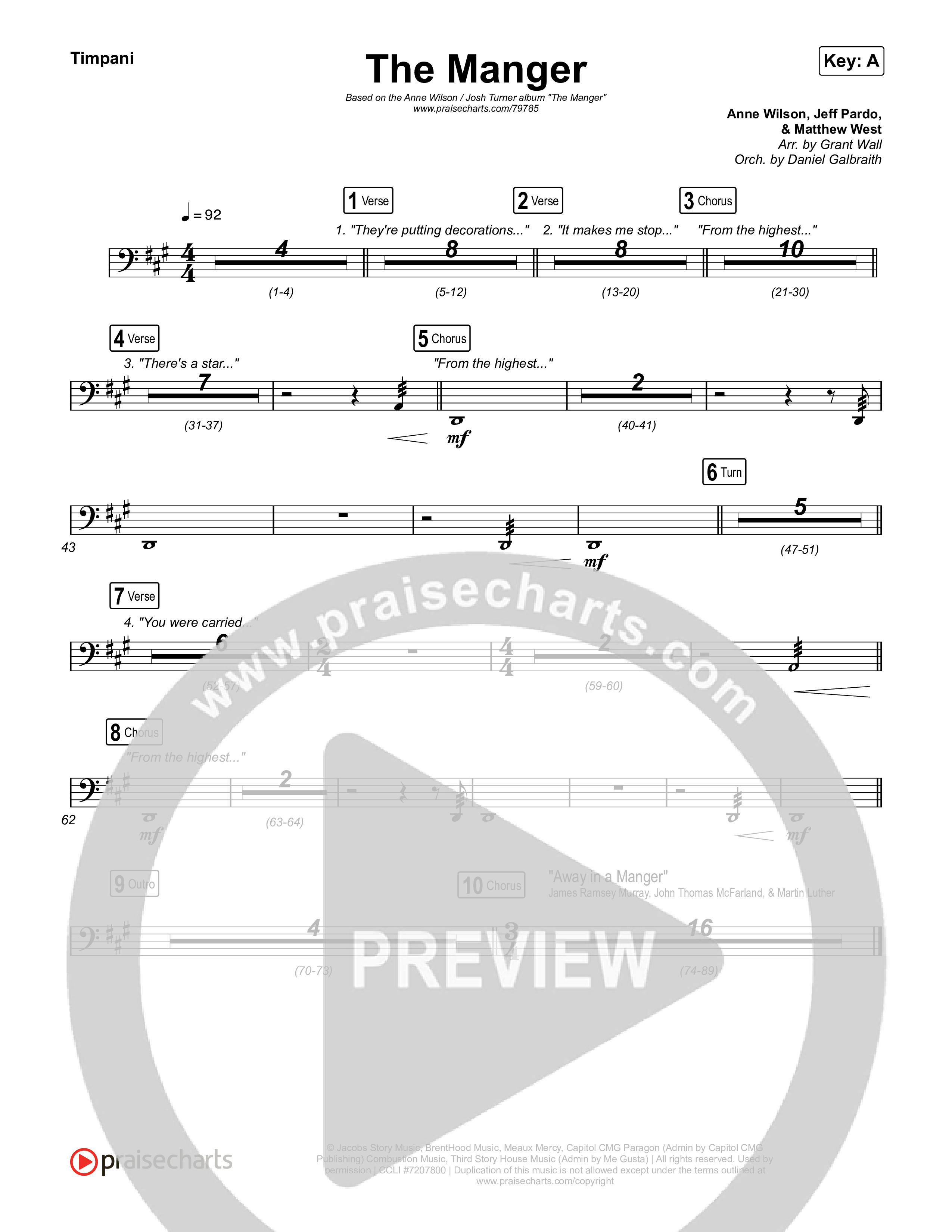 The Manger Timpani (Anne Wilson)