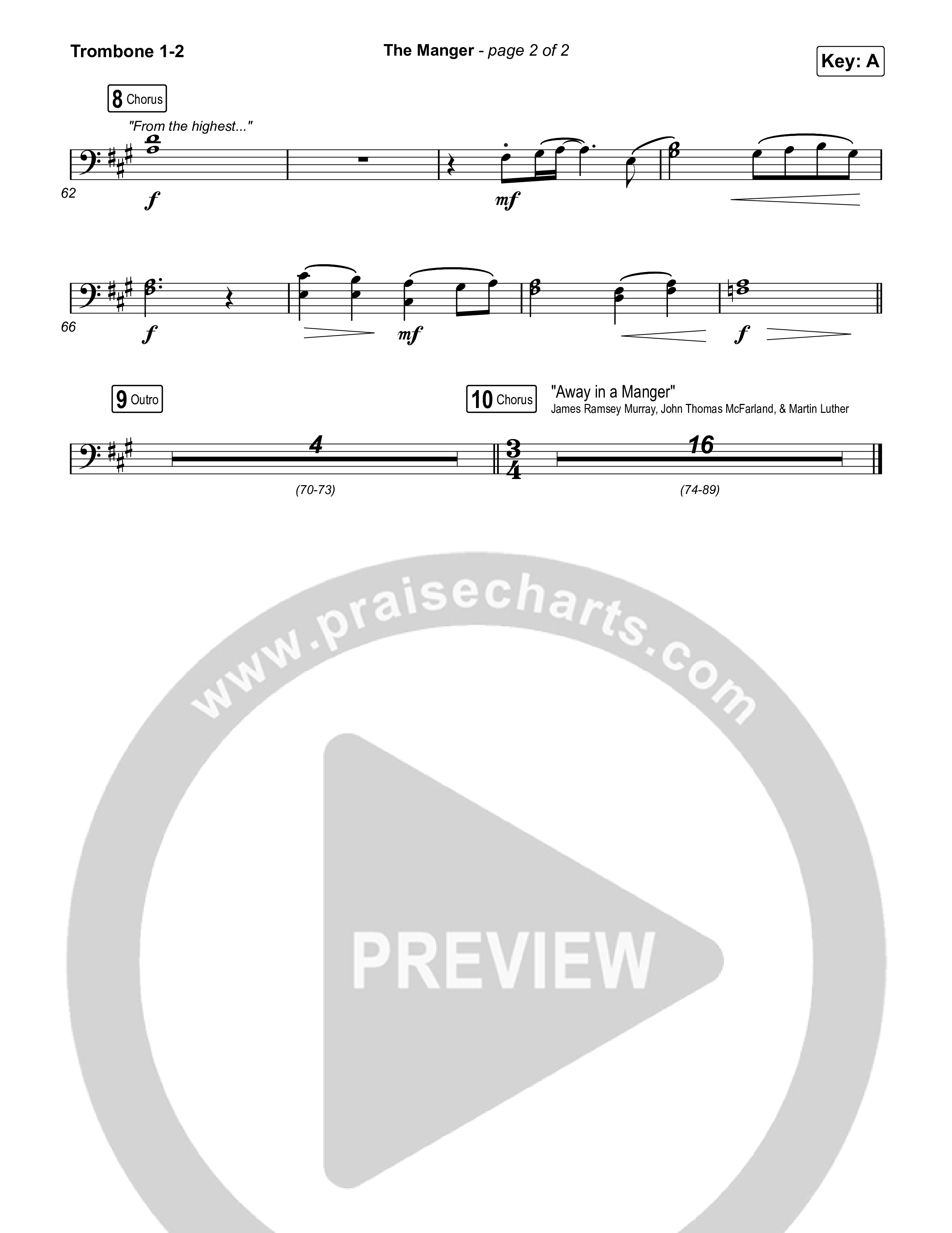 The Manger Trombone 1,2 (Anne Wilson)