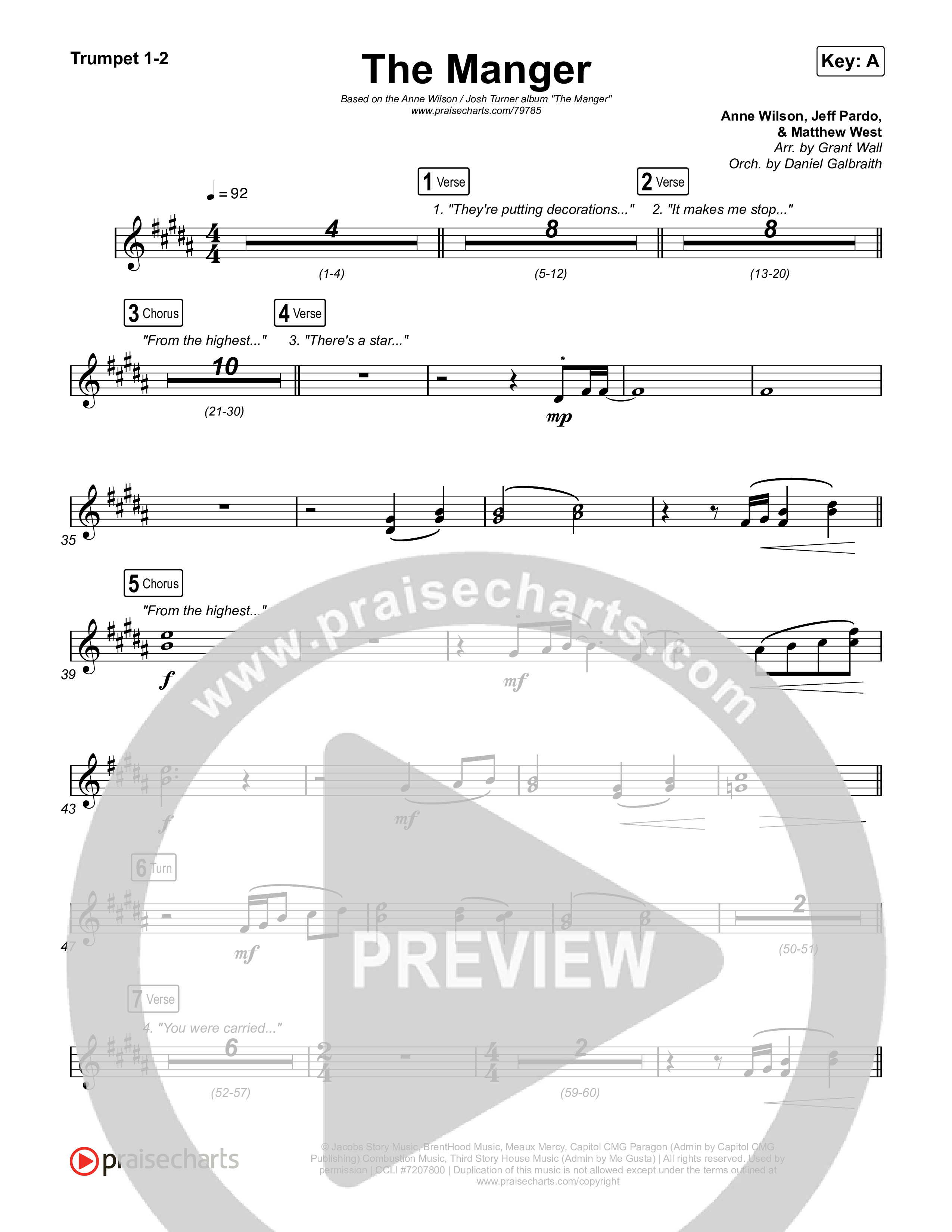 The Manger Trumpet 1,2 (Anne Wilson)