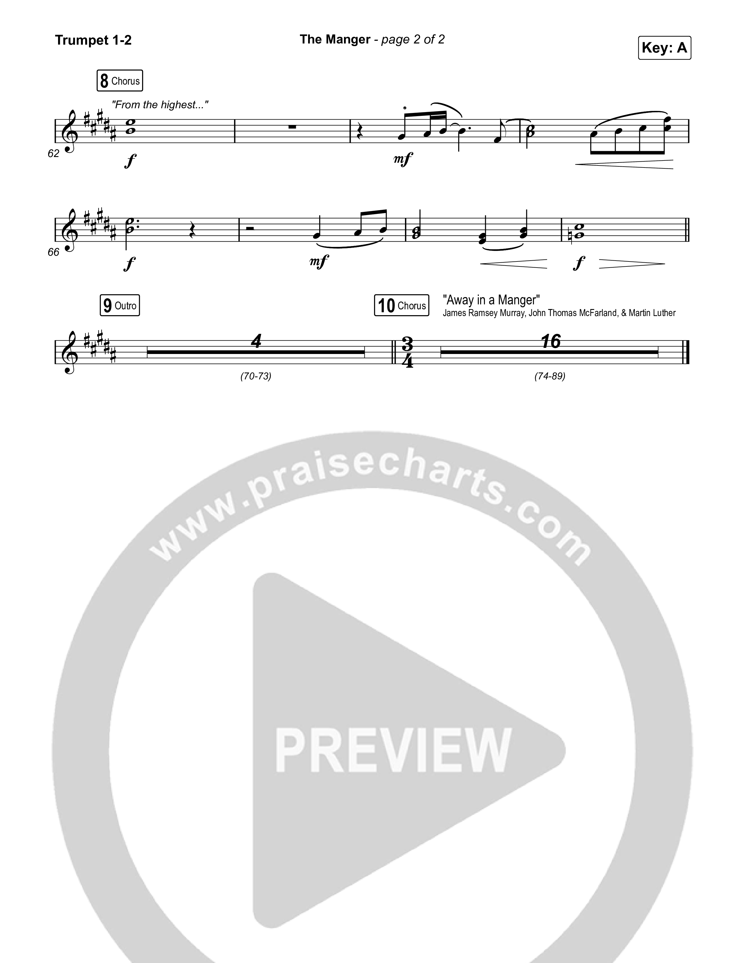 The Manger Trumpet 1,2 (Anne Wilson)