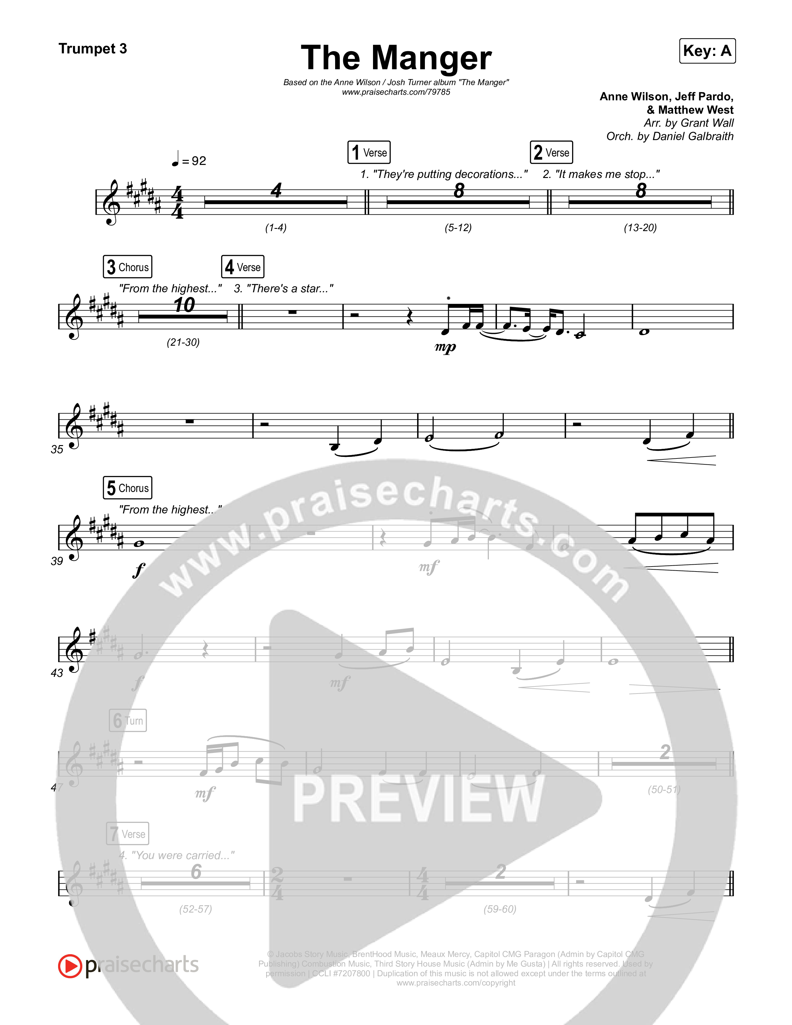 The Manger Trumpet 3 (Anne Wilson)