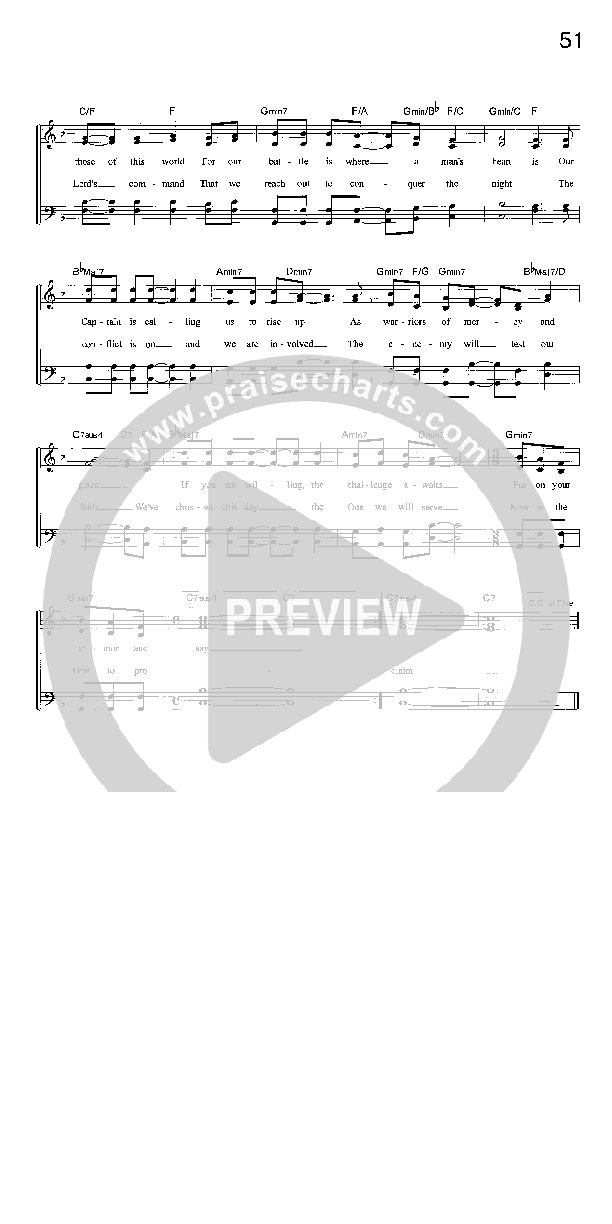 Soldier Of Light Lead Sheet (The Steeles)