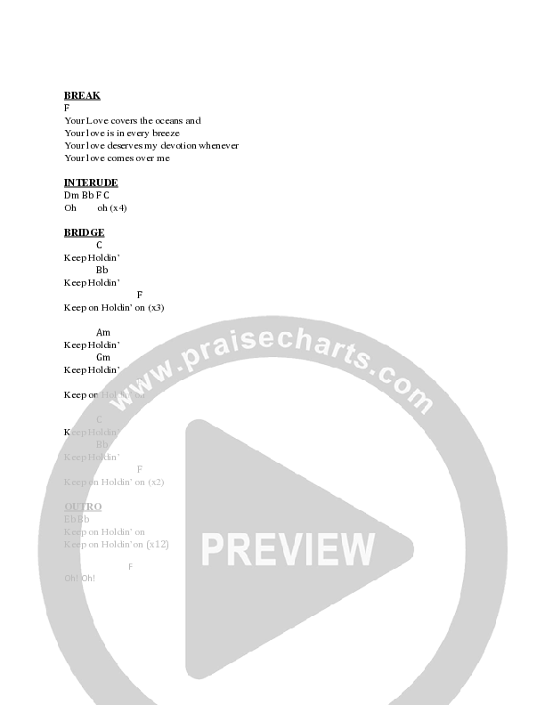 Enough Chord Chart (Faith City Music / Tim Bowman Jr. / M.K. Ngenge)