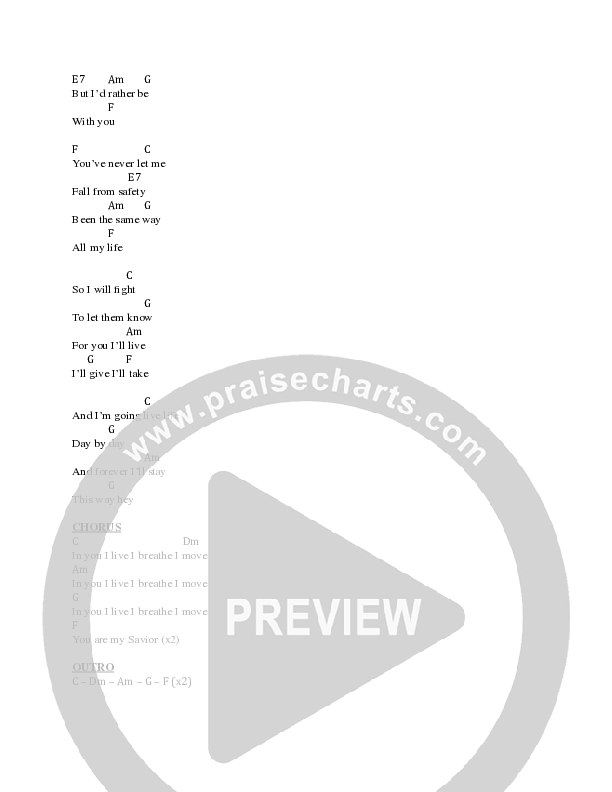 Savior Chord Chart (Faith City Music / Tim Bowman Jr. / Maranda Curtis)