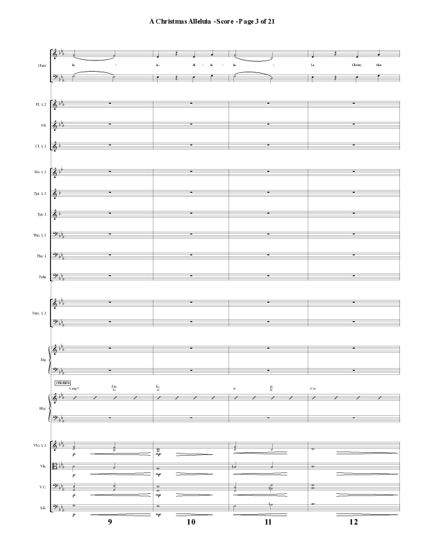 A Christmas Alleluia (Choral Anthem SATB) Conductor's Score (Word Music Choral / Arr. Steve Mauldin)
