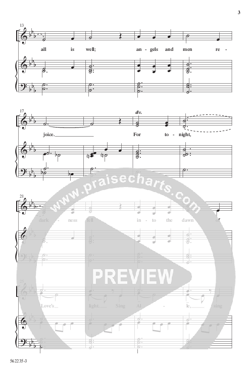 All Is Well (Choral Anthem SATB) Anthem (SATB/Piano) (Word Music Choral / Arr. Marty Parks)