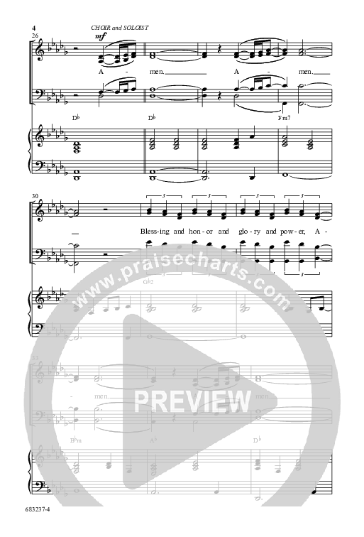 Amen (Choral Anthem SATB) Anthem (SATB/Piano) (Word Music Choral / Arr. David Wise / Orch. David Shipps)