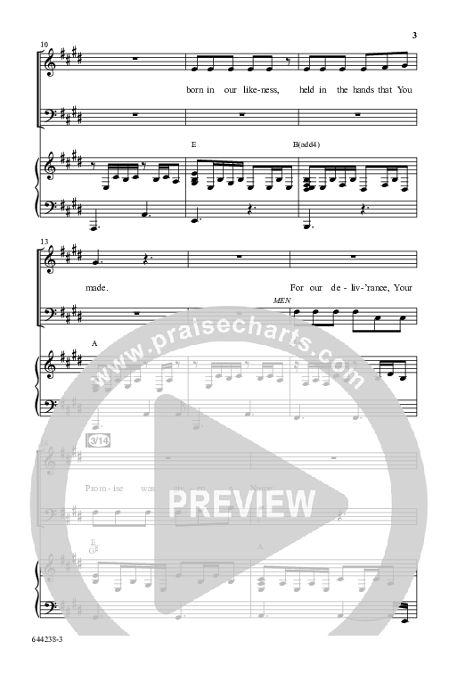 Born On That Day (Choral Anthem SATB) Anthem (SATB/Piano) (Word Music Choral / Arr. Daniel Semsen)