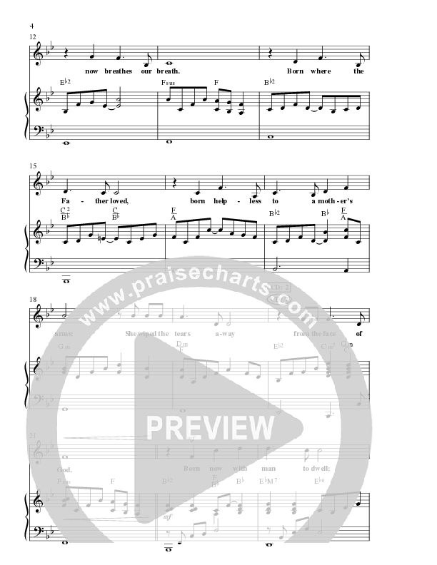Born Where the Shadows Lie (Choral Anthem SATB) Anthem (SATB/Piano) (Lillenas Choral / Arr. Tom Fettke / Orch. Russell Mauldin)