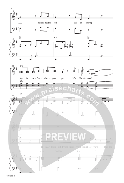 Christmas All Over The World (Choral Anthem SATB) Anthem (SATB/Piano) (Word Music Choral / Arr. Daniel Semsen)