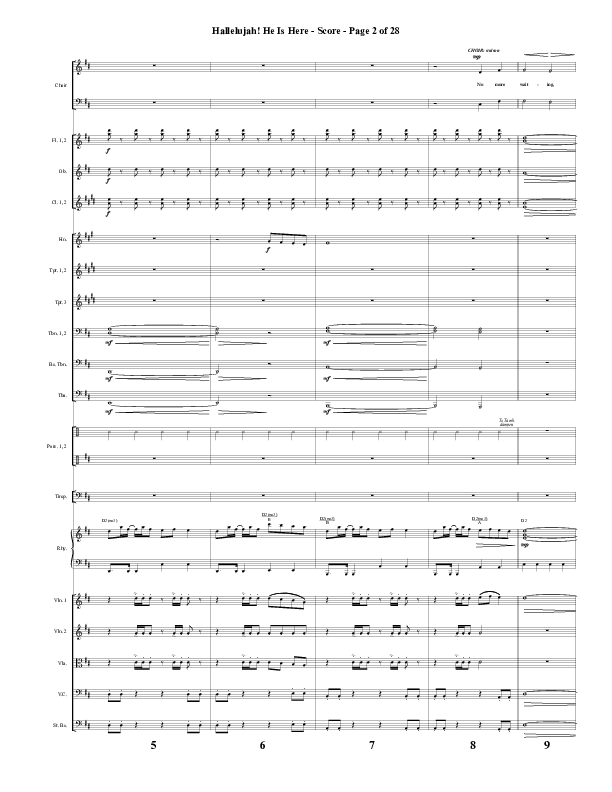 Hallelujah He Is Here (Choral Anthem SATB) Conductor's Score (Word Music Choral / Arr. Joshua Spacht)