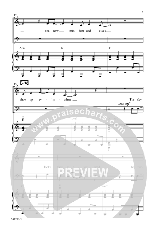 Here Comes Christmas (Choral Anthem SATB) Anthem (SATB/Piano) (Word Music Choral / Arr. David Wise / Arr. David Shipps)