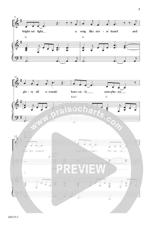 Holy Night (Choral Anthem SATB) Anthem (SATB/Piano) (Word Music Choral / Arr. Daniel Semsen)