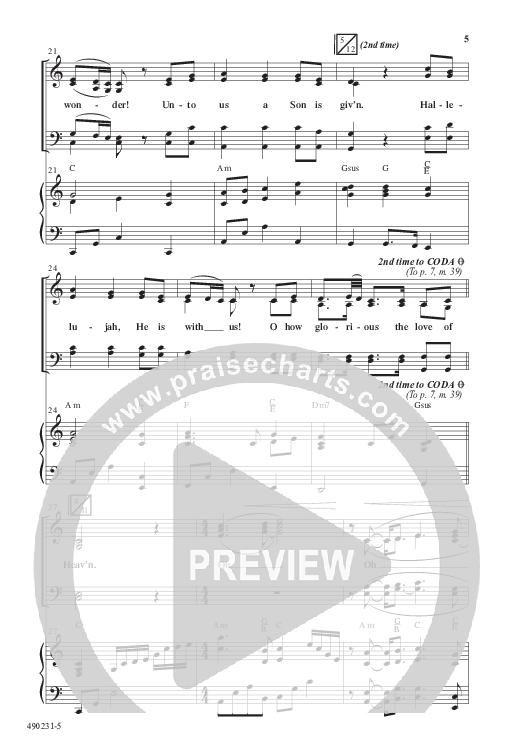 How Glorious The Love Of Heaven (Choral Anthem SATB) Anthem (SATB/Piano) (Word Music Choral / Arr. Jay Rouse)