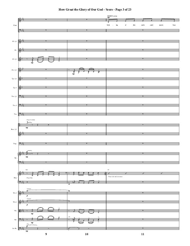 How Great The Glory Of Our God (Choral Anthem SATB) Conductor's Score (Word Music Choral / Arr. David Wise / Arr. David Shipps)