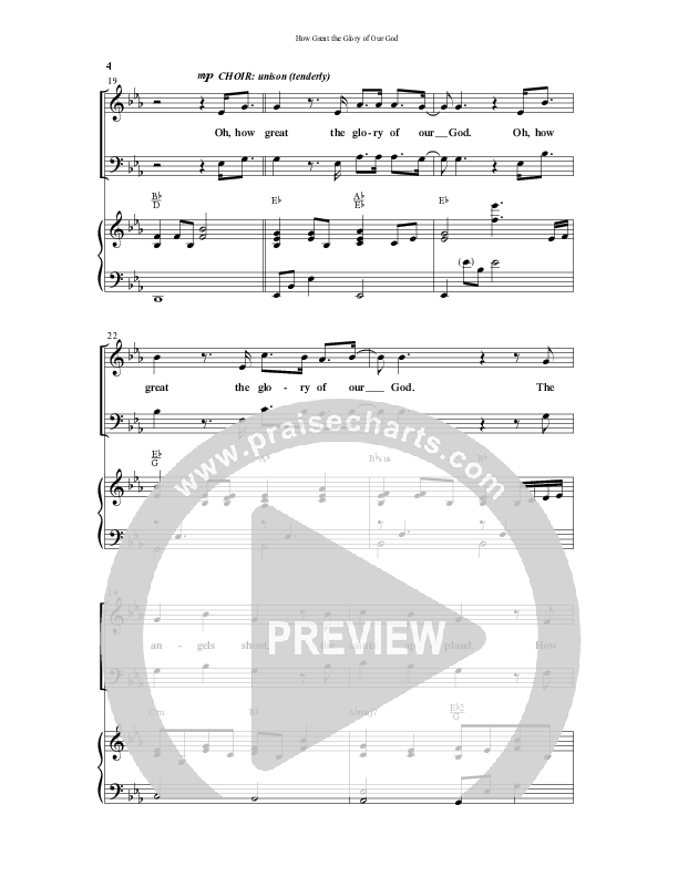 How Great The Glory Of Our God (Choral Anthem SATB) Anthem (SATB/Piano) (Word Music Choral / Arr. David Wise / Arr. David Shipps)