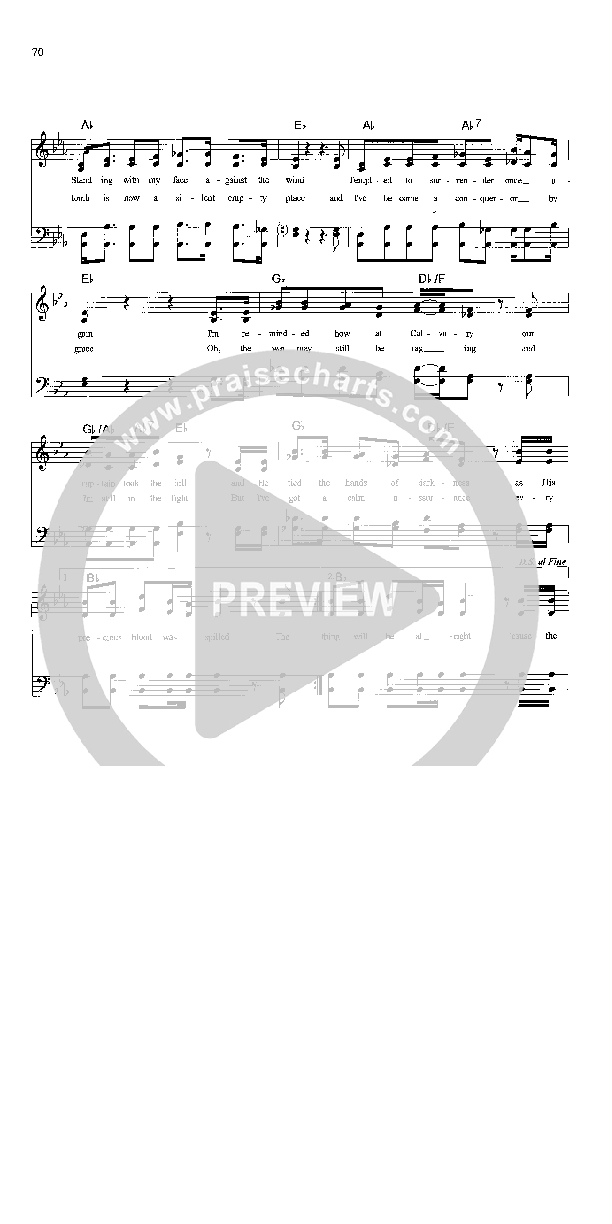 The Battle Isn't Over Lead Sheet (The Nelons)