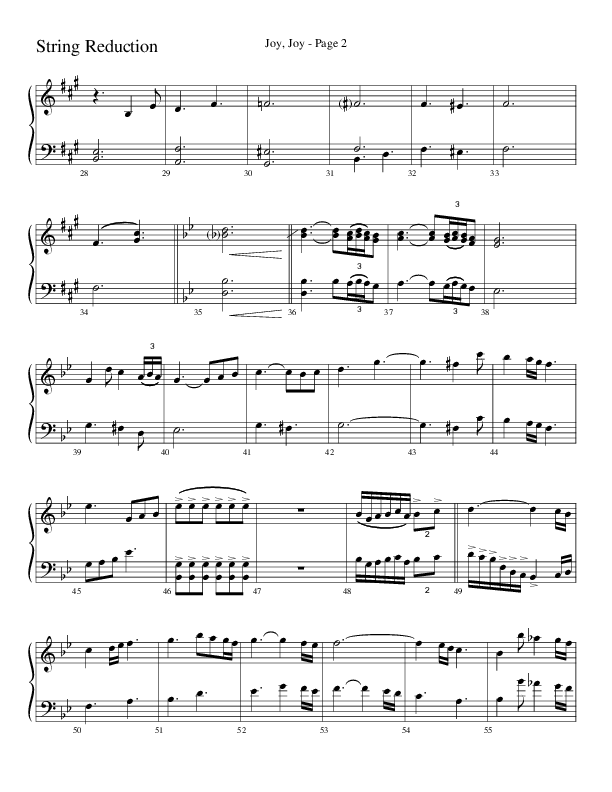 Joy Joy (Choral Anthem SATB) String Reduction (Word Music Choral / Arr. Mike Speck / Arr. Lari Goss / Arr. Danny Zaloudik)