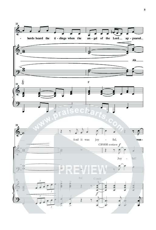 Joyful Wonderful News (Choral Anthem SATB) Anthem (SATB/Piano) (Word Music Choral / Arr. Steve Mauldin)