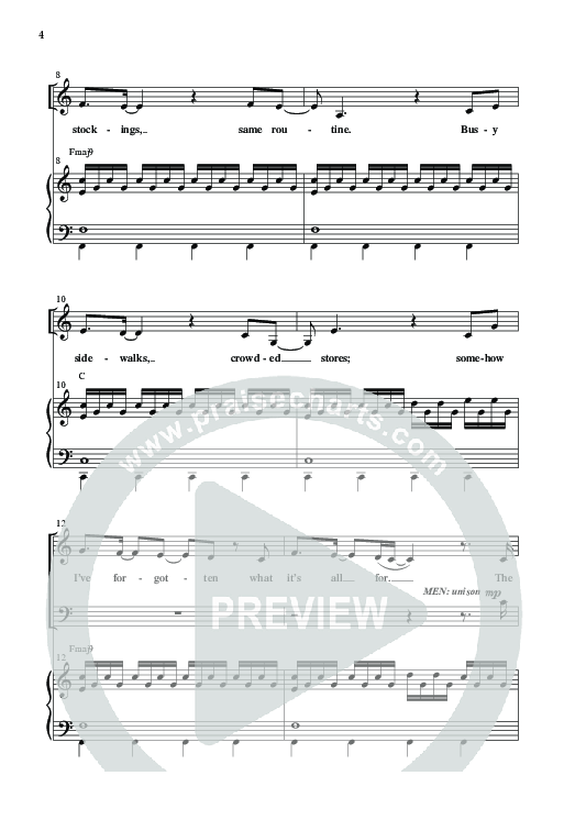 Just Another Christmas (Choral Anthem SATB) Anthem (SATB/Piano) (Word Music Choral / Arr. David Wise / Arr. David Shipps)