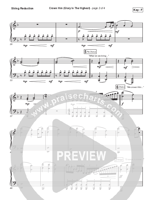 Crown Him (Glory In The Highest) String Reduction (Aaron Williams)